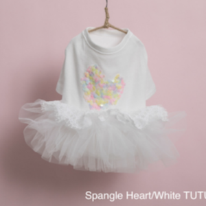 clearance ballet club organic tutu dress in white
